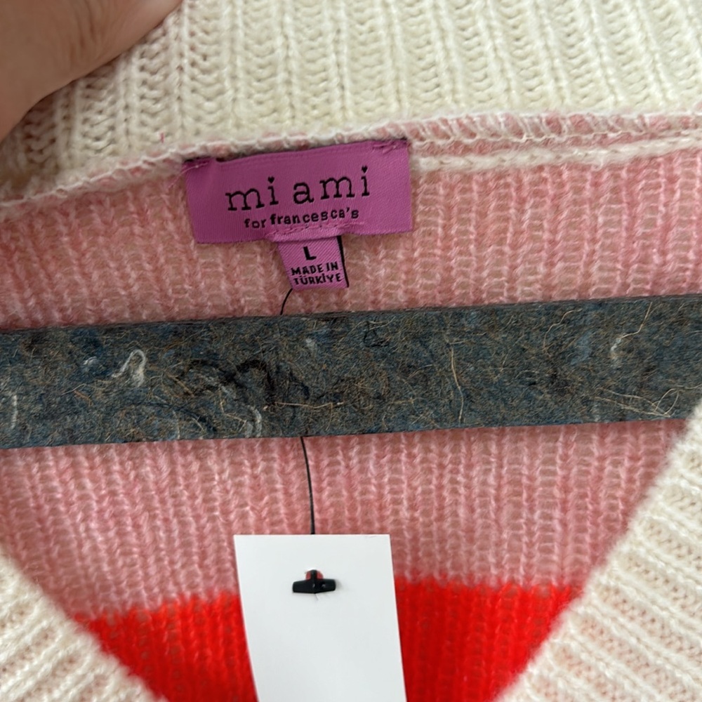Pink Leopard Sweater - Picture 4 of 4